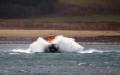 Spirit of Guernsey encountering  overfall's in the Little Russel whilst returning to Guernsey from Herm 09-12-14 Pic by Tony Rive (2).jpg